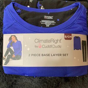 Girl's PJ's Climate Right by Cuddl Duds NWT Size S